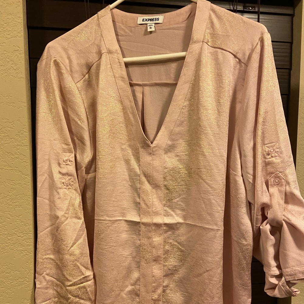 Express silk blouse new without tags